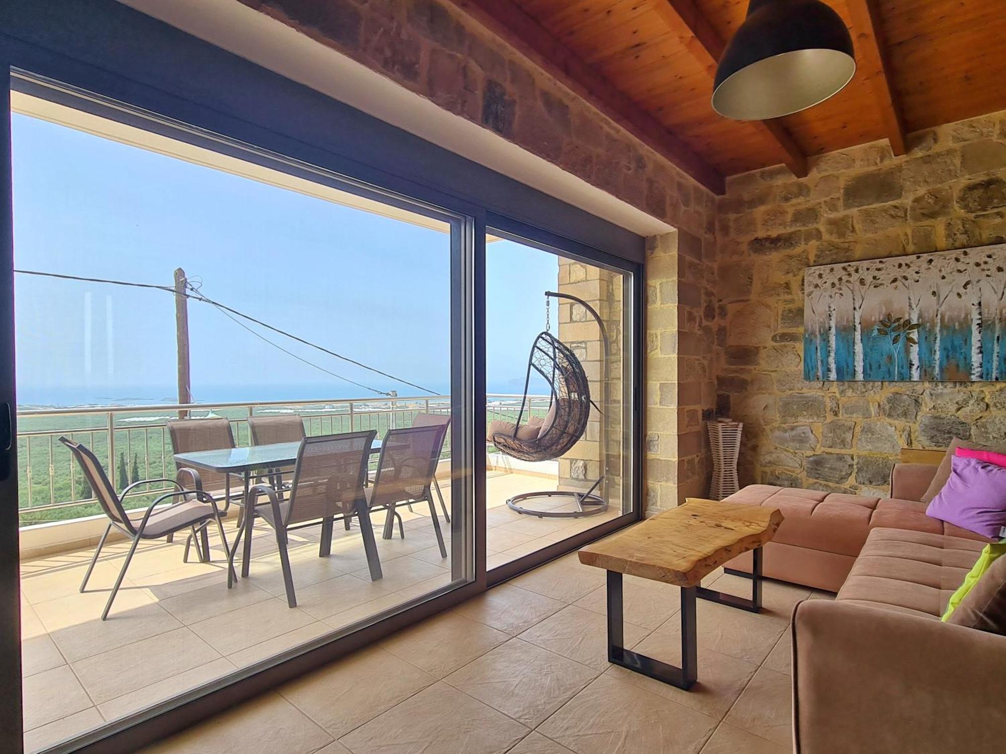 New Villa Kalimera, view to Falasarna beach Plátanos Esterno foto